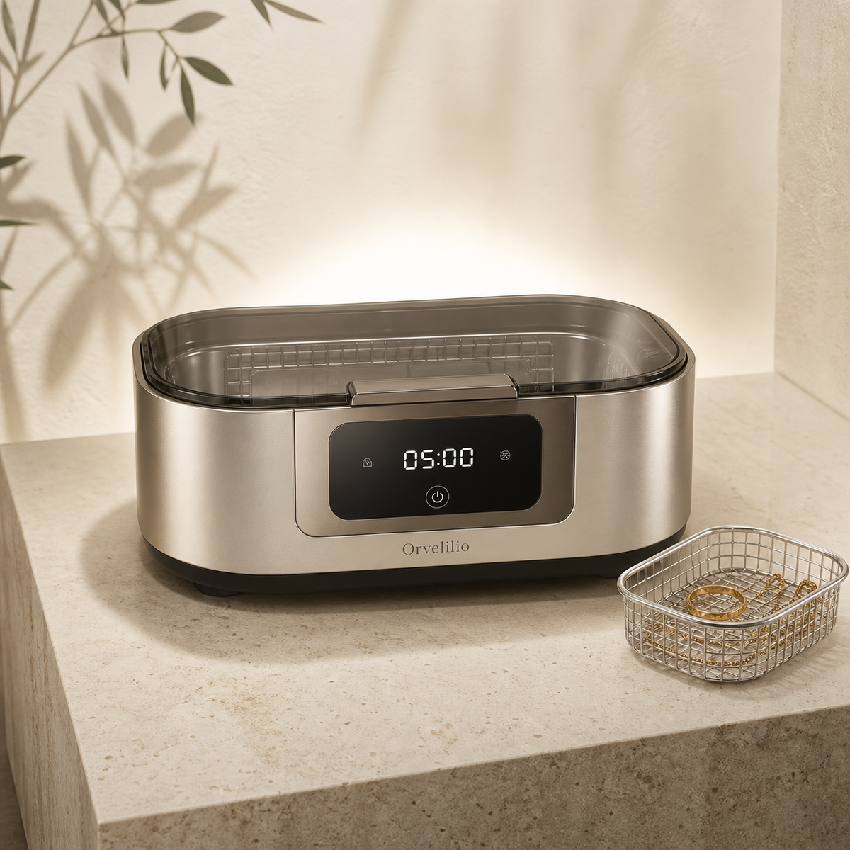 Orvelilio Precision Ultrasonic Cleaner hero product image
