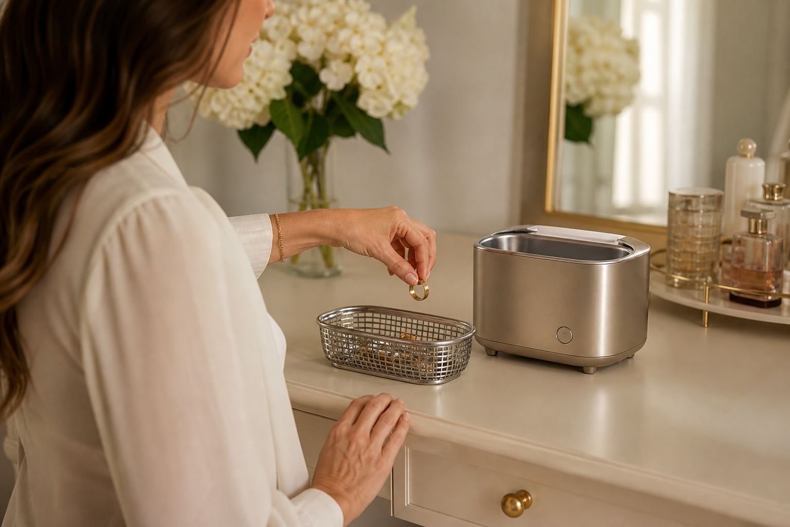 Orvelilio jewelry care ritual at home